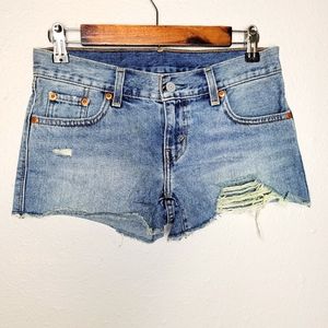 Levi's Sharkbite Short Shorts 24
